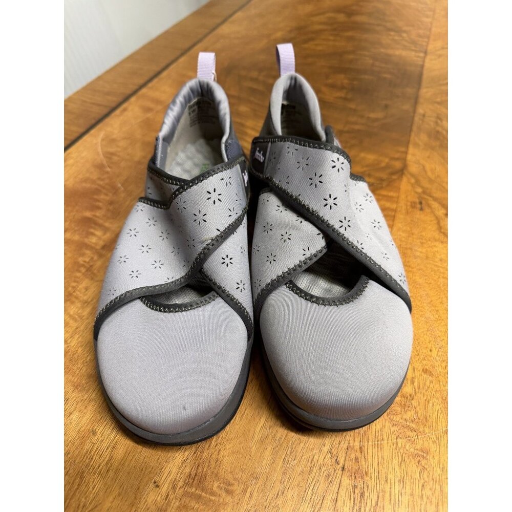 New Jambu Women’s 6W Millie Vegan Walking Shoes Casual Sneaker adjustable straps
